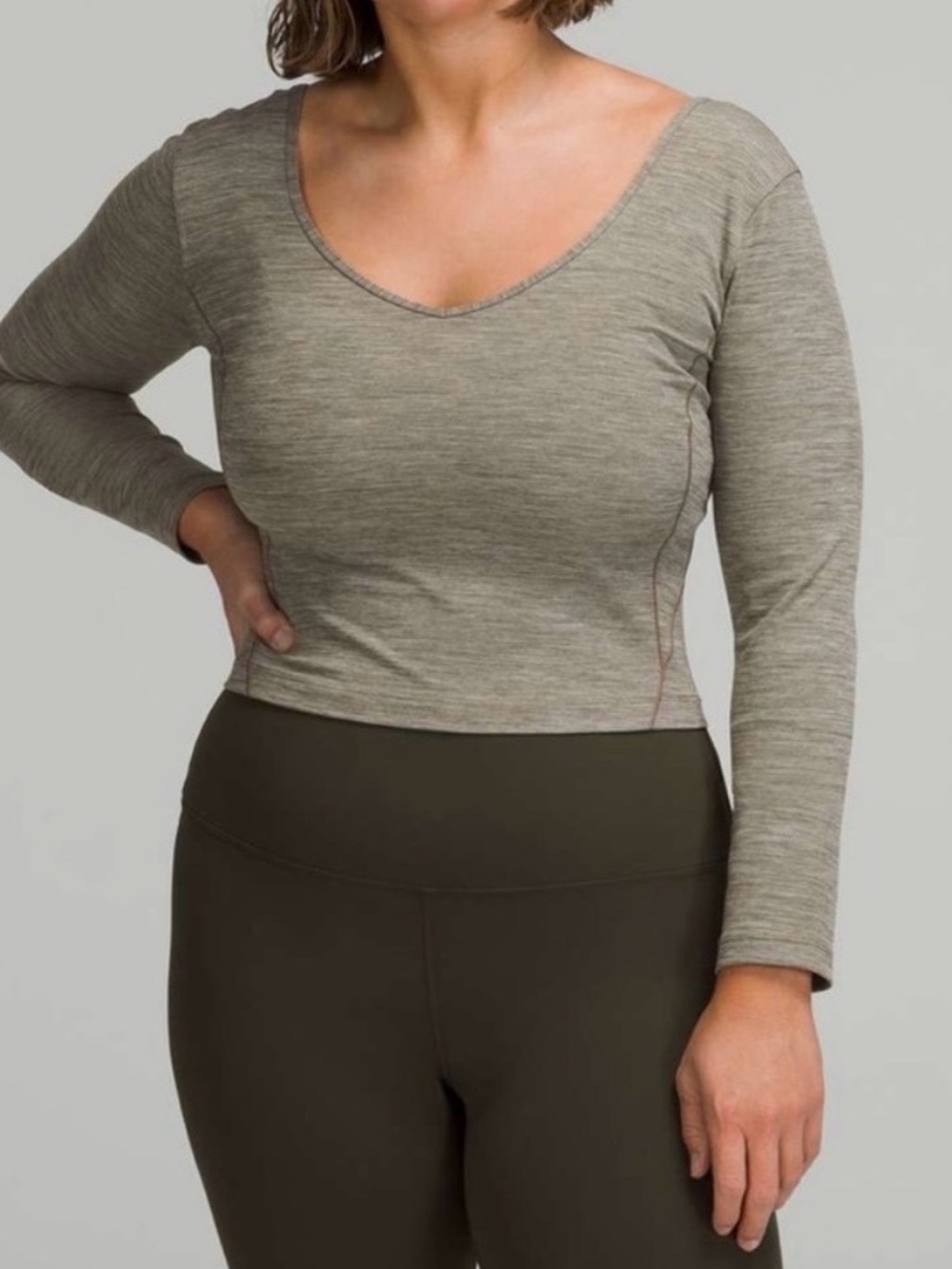 lululemon athletica Align Heather Scoop-Neck Long Sleeve
